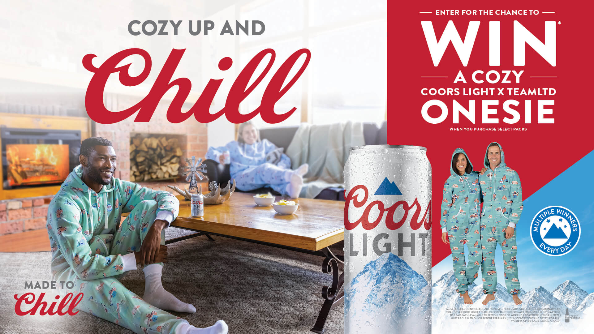 Coors Light Cozy Up