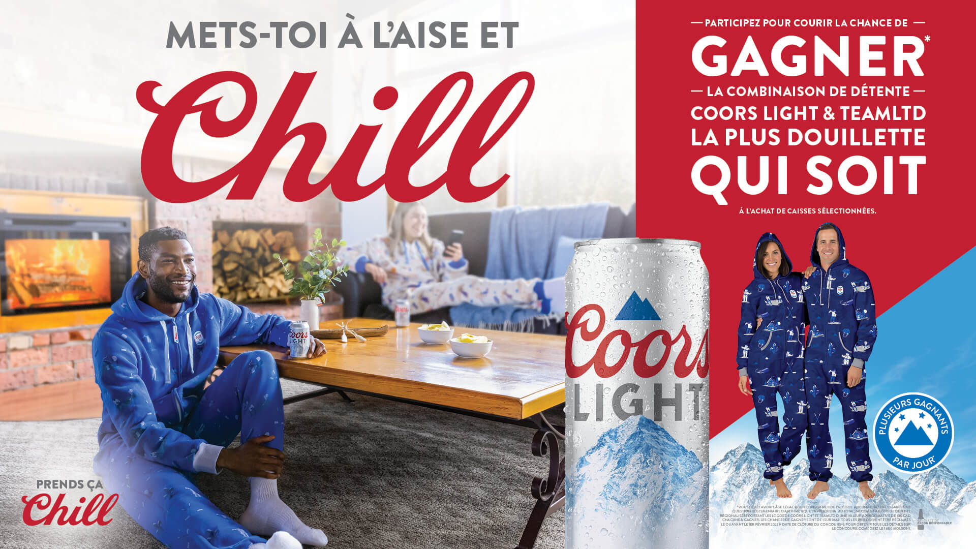 Coors Light Cozy Up