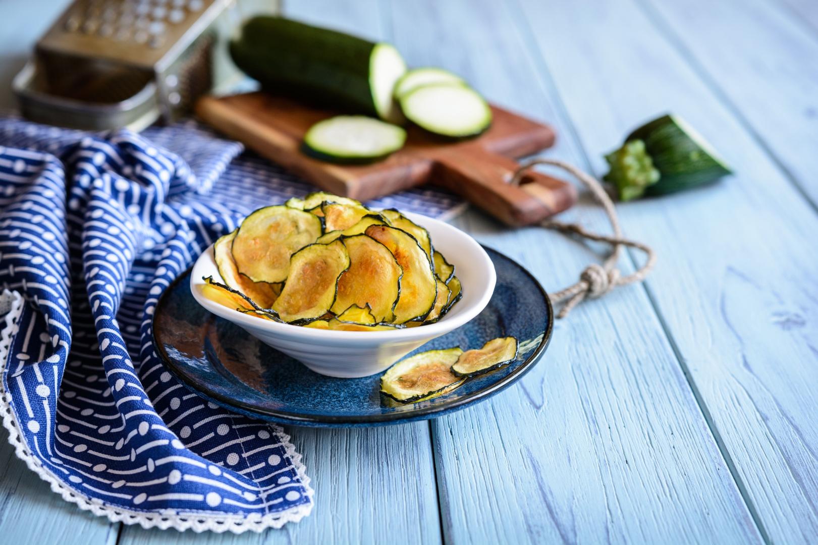 Croustilles de zucchini ranch