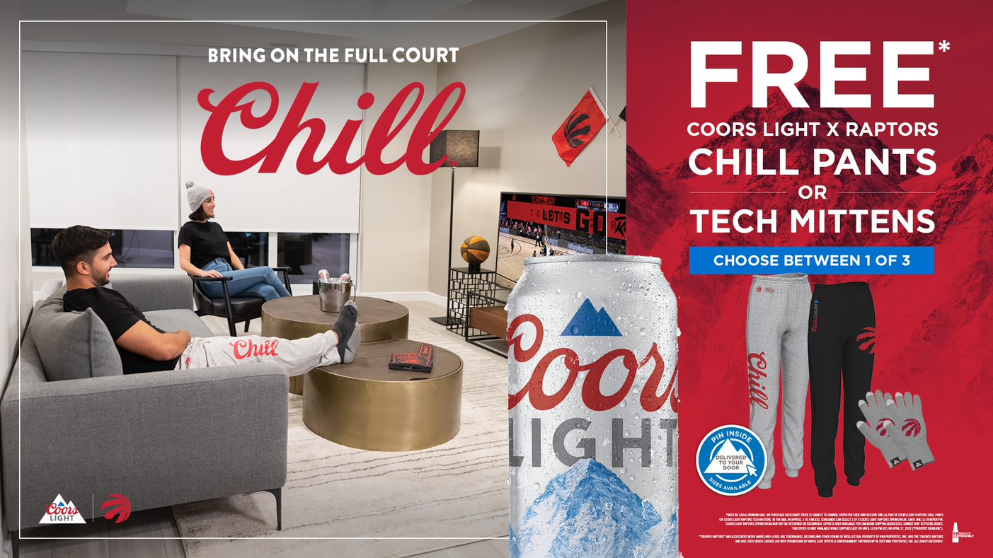 Coors Light x Raptors Free Spring Wear