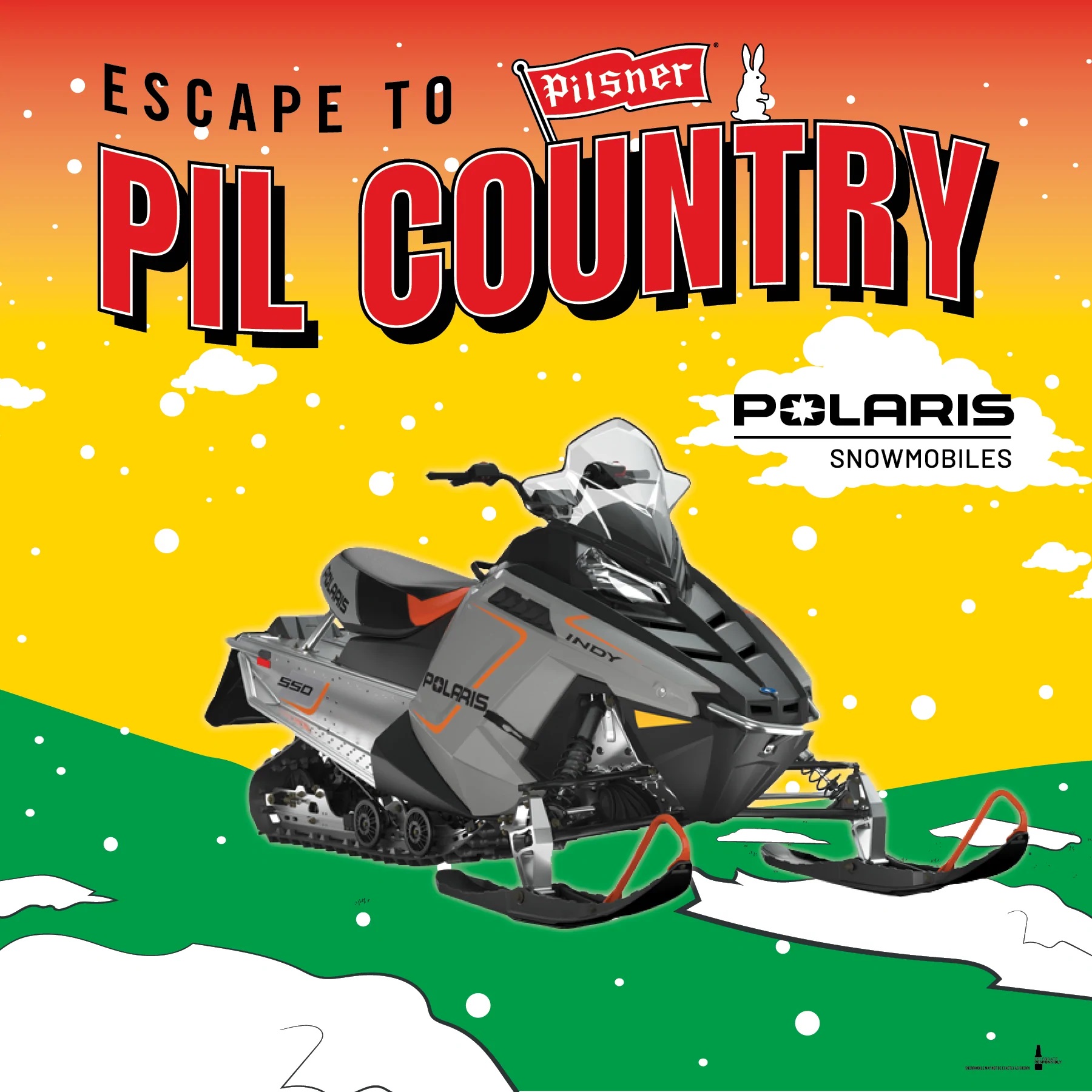 Pilsner Snowmobile