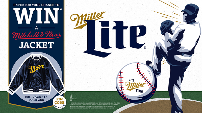 Miller Lite x Mitchell and Ness Jacket