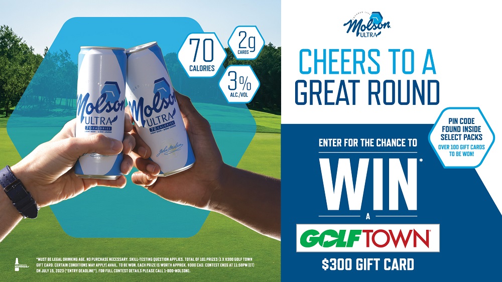 Molson Ultra Golf Town Gift Card 