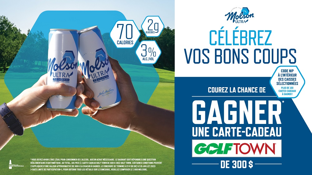 Concours Carte-Cadeau Chez Gold Town de Molson Ultra