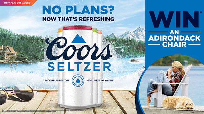 Coors Seltzer Adirondack Chair