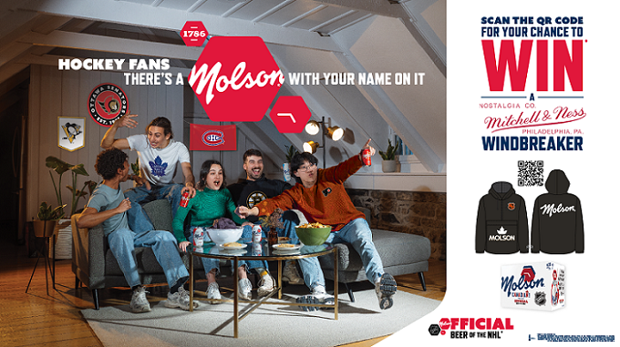 Molson x Mitchell and Ness NHL Windbreaker Giveaway