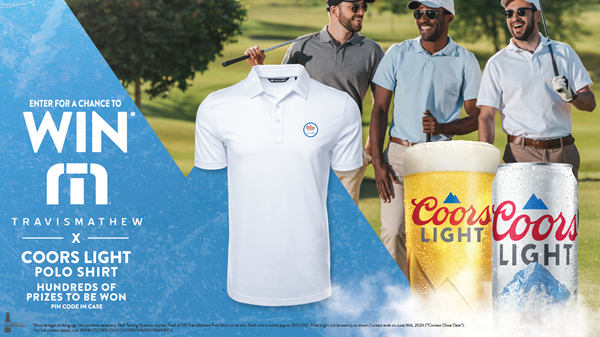 Coors Light Travis Mathew Merch