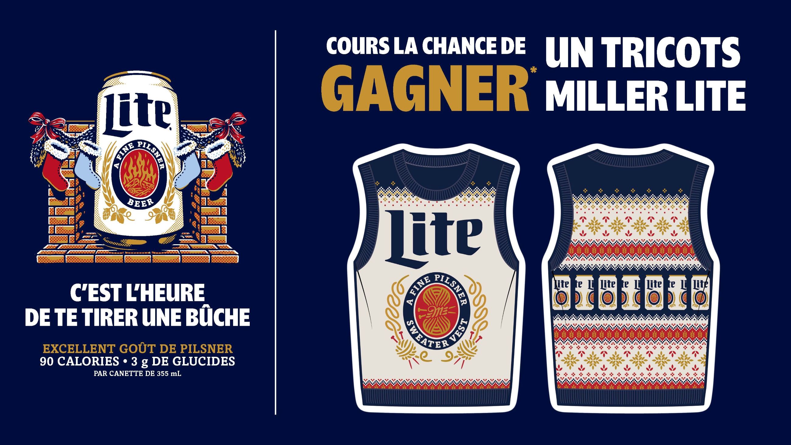 CONCOURS DU TEMPS DES FÊTES AVEC MILLER LITE